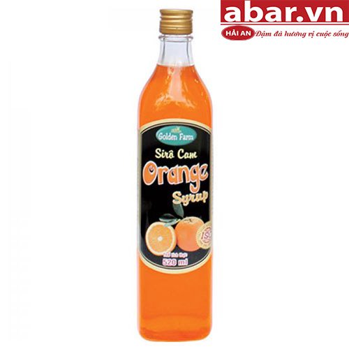 Siro Golden Farm Cam (Golden Farm Orange Syrup) - Chai 520ml