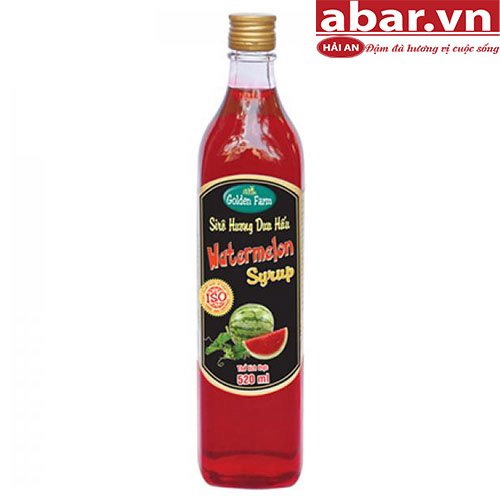 Siro Golden Farm Dưa Hấu (Watermelon Syrup) - Chai 520ml